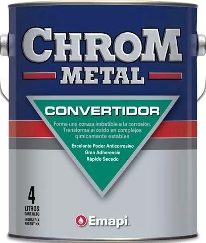 Pintura Antióxido Chrom Metal Gris-Emapi - CENTROSIDER